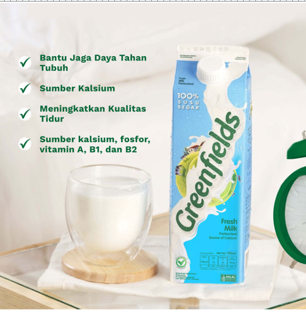 Keunggulan Susu Steril Greenfields Untuk Kesehatan 